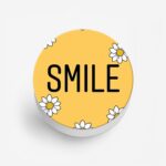 Smile  Printed Phone Grip Holder & Stand - Image 2