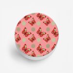 Butterfly Pattern Printed Phone Grip Holder & Stand - Image 2