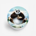 Kung Fu Panda Printed Phone Grip Holder & Stand - Image 2
