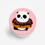 Panda Donut Printed Phone Grip Holder & Stand - Image 2
