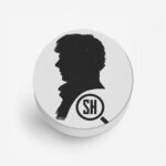 Sherlock Holmes Printed Phone Grip Holder & Stand - Image 2