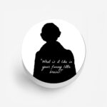 What Is It Like In Your Funny Little Brains? Printed Phone Grip Holder & Stand - Image 2