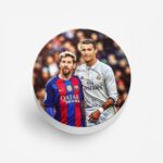 Ronaldo and Messi Printed Phone Grip Holder & Stand - Image 2