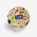 Abstract Printed Phone Grip Holder & Stand - Image 2