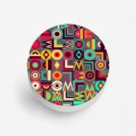 Abstract Printed Phone Grip Holder & Stand - Image 2