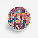 Abstract Printed Phone Grip Holder & Stand - Image 2