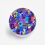 Abstract Printed Phone Grip Holder & Stand - Image 2