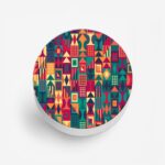 Abstract Printed Phone Grip Holder & Stand - Image 2