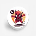 Deadpool - Animated Print Printed Phone Grip Holder & Stand - Image 2