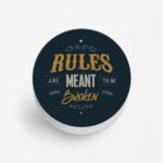 Rules Are Meant To Be Broken Printed Phone Grip Holder & Stand - Image 2