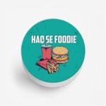 Haq Se Foodie Printed Phone Grip Holder & Stand - Image 2