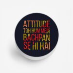 Attitude To Hum Mein Bachpan Se Hi Hai Printed Phone Grip Holder & Stand - Image 2
