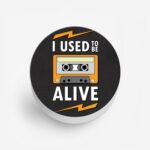 I Used To Be Alive Printed Phone Grip Holder & Stand - Image 2