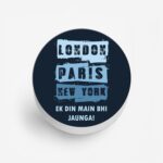 London Paris NewYork EK Din Main Bhi Jaunga Printed Phone Grip Holder & Stand - Image 2