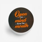 Open Your Mind Before Your Mouth Printed Phone Grip Holder & Stand - Image 2