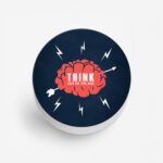 Think Out Of The Box Printed Phone Grip Holder & Stand - Image 2