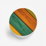 Wooden  Printed Phone Grip Holder & Stand - Image 2