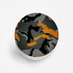 Camouflage Grey  Printed Phone Grip Holder & Stand - Image 2