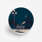 Minimal Paint  Printed Phone Grip Holder & Stand - Image 2