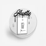 Hustle On Printed Phone Grip Holder & Stand - Image 2