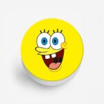 Yellow SpongeBob Printed Phone Grip Holder & Stand - Image 2