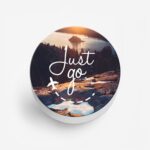 Just Go With The Flow Printed Phone Grip Holder & Stand - Image 2