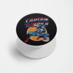 Captain America Printed Phone Grip Holder & Stand