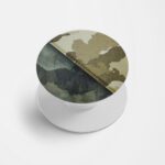 Camo  Printed Phone Grip Holder & Stand