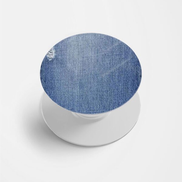 Denim Textured Printed Phone Grip Holder & Stand