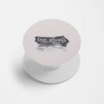 Love Always Printed Phone Grip Holder & Stand