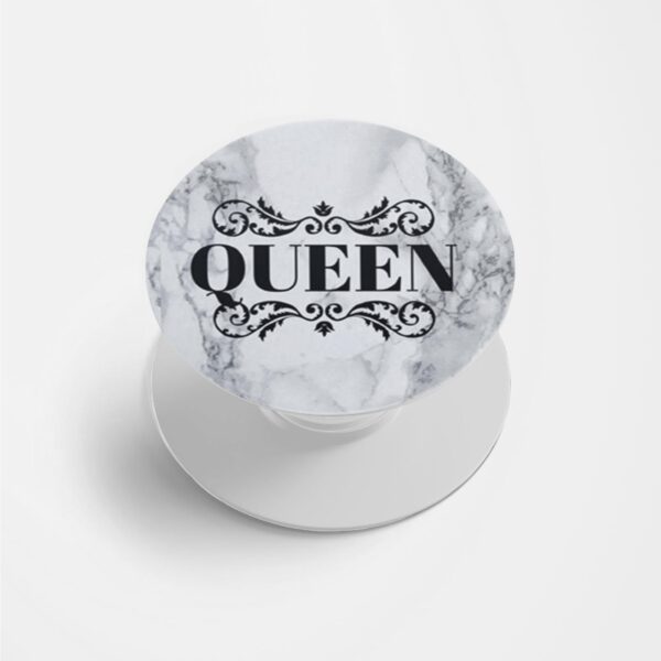 Queen Marble  Printed Phone Grip Holder & Stand