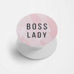 Boss Lady Printed Phone Grip Holder & Stand