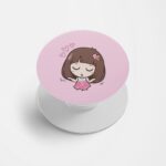 Dreaming Girl  Printed Phone Grip Holder & Stand