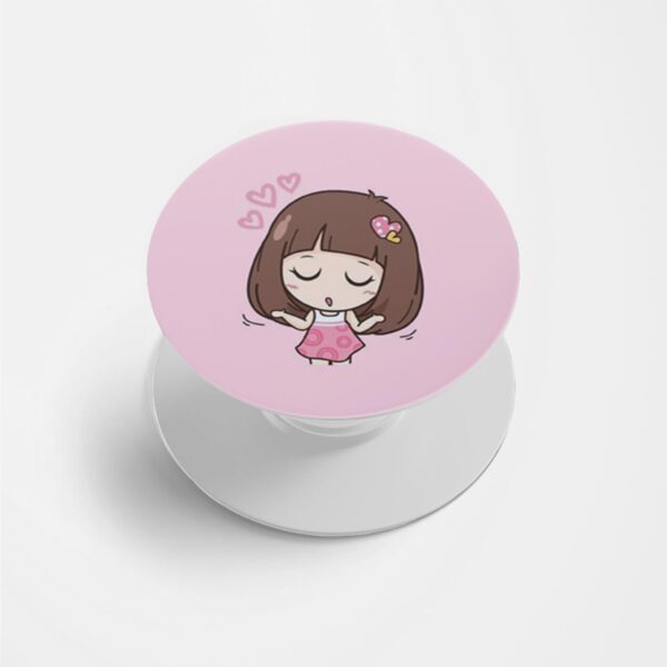 Dreaming Girl  Printed Phone Grip Holder & Stand