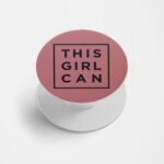This Girl Can Printed Phone Grip Holder & Stand