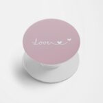 Love Pink  Printed Phone Grip Holder & Stand