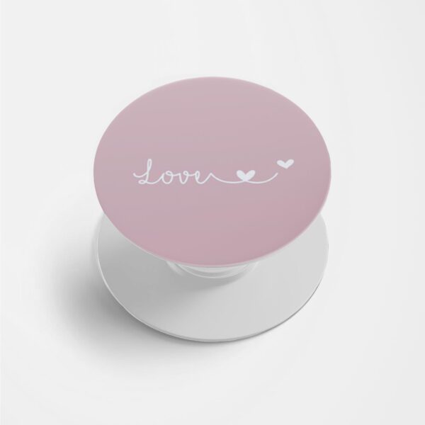 Love Pink  Printed Phone Grip Holder & Stand