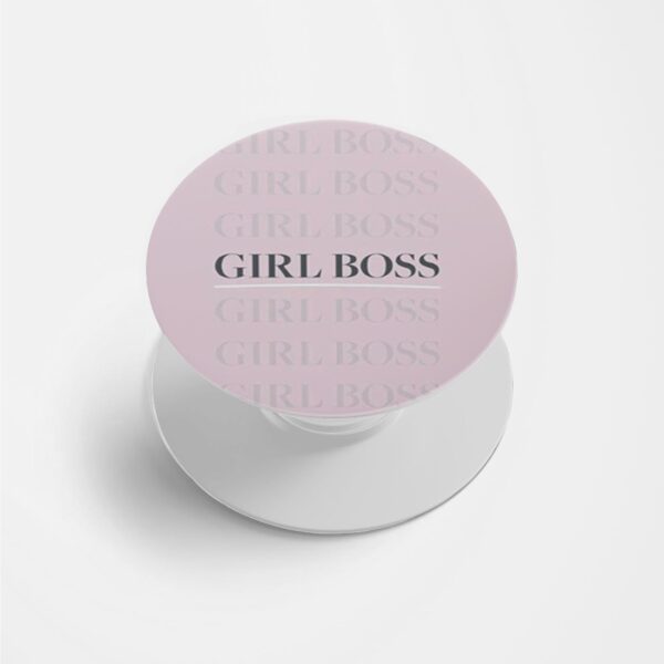 Girl Boss  Printed Phone Grip Holder & Stand