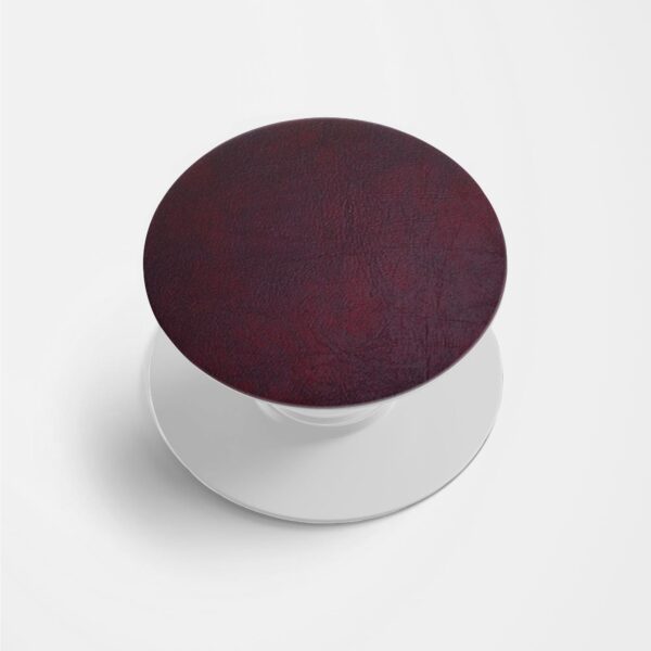 Textured Leather Printed Phone Grip Holder & Stand