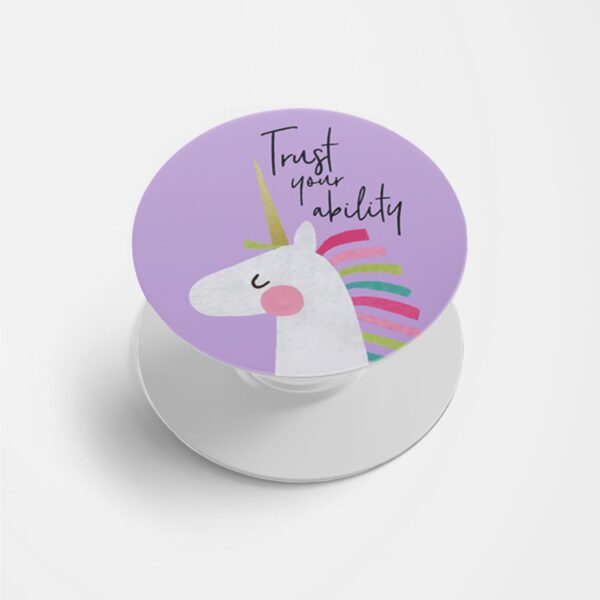 Trust Your Ability Printed Phone Grip Holder & Stand