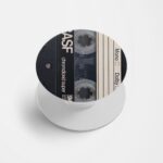 Retro Radio  Printed Phone Grip Holder & Stand