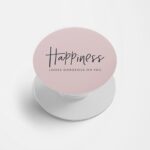 Happiness Looks Gorgeous On You Printed Phone Grip Holder & Stand