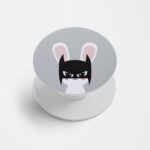 Bat Cat Printed Phone Grip Holder & Stand