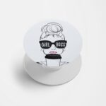 GirlBoss  Lady Printed Phone Grip Holder & Stand