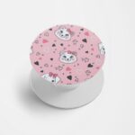 Minimal Love Printed Phone Grip Holder & Stand