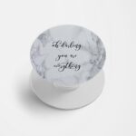 Oh Darling You Are Everything Marble  Printed Phone Grip Holder & Stand