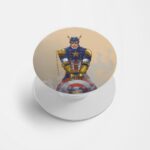 Captain America Printed Phone Grip Holder & Stand
