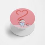 I Love Shin Chan Printed Phone Grip Holder & Stand