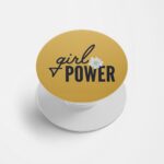 Girl Power Printed Phone Grip Holder & Stand