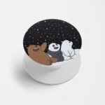Bare Bears Printed Phone Grip Holder & Stand